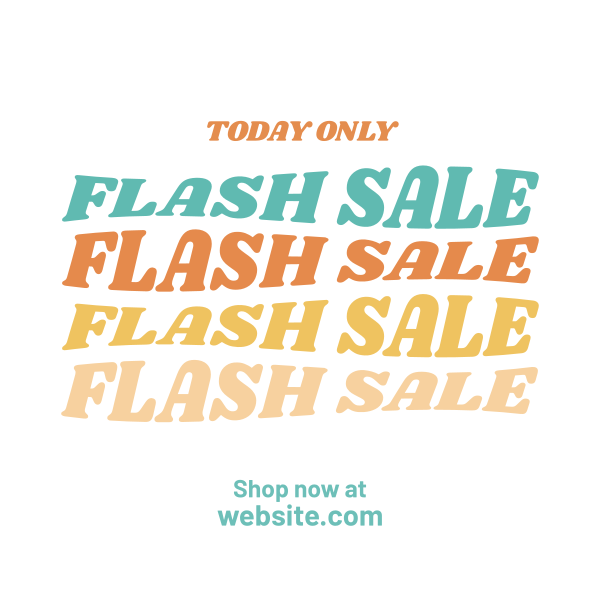 Flash Sale Warp Instagram Post Design Image Preview