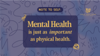 Mental Health Quote Facebook Event Cover Preview