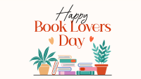 Book Lovers Celebration Facebook Event Cover Design