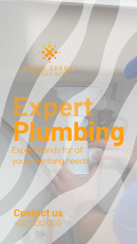 Doing Clean Plumbing Works TikTok Video Image Preview