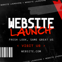 Urban Grunge Website Launch Instagram Post Preview