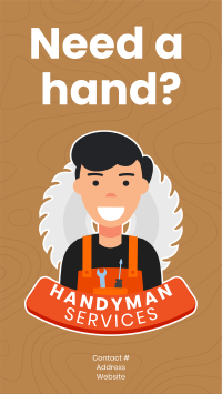 Handyman Services Facebook story Image Preview