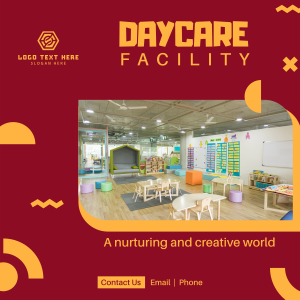 Daycare Facility Instagram post Image Preview