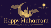 Blessed Islamic Year Facebook Event Cover Design