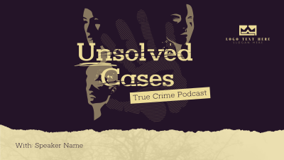 Unsolved Crime Podcast Facebook event cover Image Preview