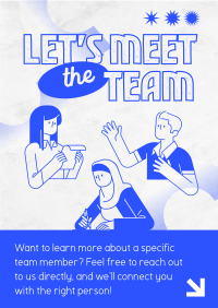 Meet Team Employee Poster Image Preview