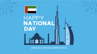 UAE National Day Landmarks Facebook event cover Image Preview