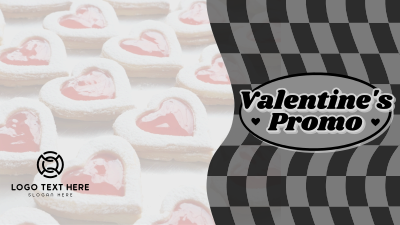 Retro Valentines Promo Facebook event cover Image Preview