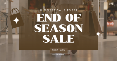 End of Season Shopping Facebook ad Image Preview
