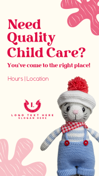 Childcare Service Facebook story Image Preview