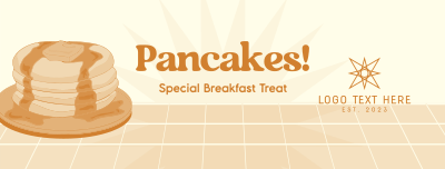 Retro Pancake Breakfast Facebook cover Image Preview