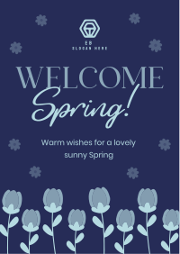 Welcome Spring Greeting Flyer Image Preview