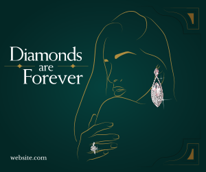 Diamonds are Forever Facebook post Image Preview