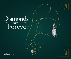 Diamonds are Forever Facebook post