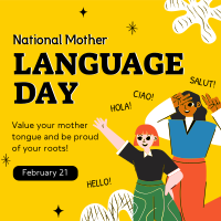Mother Language Day Linkedin Post Image Preview