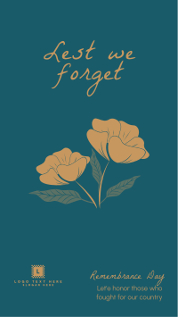 Remembrance Day Instagram Story Design