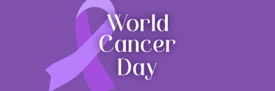 World Cancer Day Awareness Twitter header (cover) Image Preview