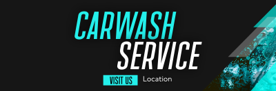 Cleaning Car Wash Service Twitter header (cover) Image Preview