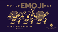 Fun Emoji's Facebook event cover Image Preview