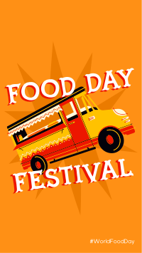 Food Truck Fest Facebook Story Design