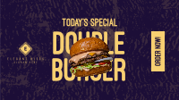 Double Burger Facebook event cover Image Preview