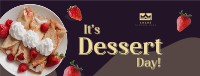 Berry Merry Strawberry Facebook Cover Image Preview