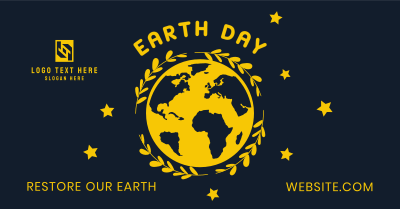 Restore Earth Day Facebook ad Image Preview