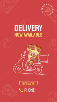Pizza Delivery Facebook Story Image Preview