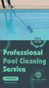 Pool Cleaning Service Instagram reel Image Preview