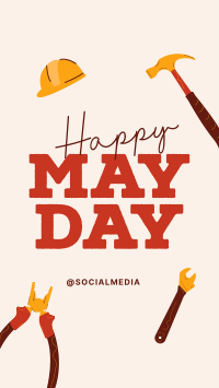 Happy May Day Instagram story Image Preview