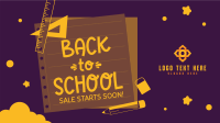 Back To School Greetings Facebook Event Cover Design