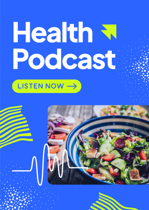 Health Podcast Flyer Image Preview