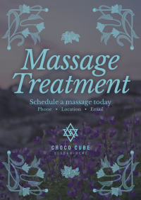 Art Nouveau Massage Treatment Poster Image Preview