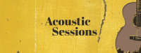 Acoustic Sessions Facebook Cover Design