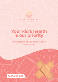 Pediatric Health Care Poster Image Preview