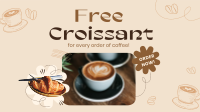Croissant Coffee Promo Animation Image Preview