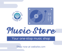 Premium Music Store Facebook post Image Preview