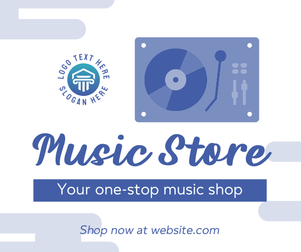 Premium Music Store Facebook Post Design