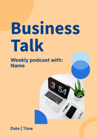 Startup Business Podcast Poster Design