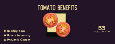 Health Benefits of Tomato Facebook cover Image Preview