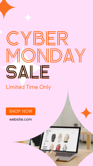 Quirky Cyber Monday Sale Facebook story Image Preview