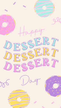 Dessert Day Delights Facebook Story Design