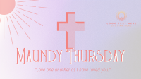 Holy Week Maundy Thursday Animation Preview