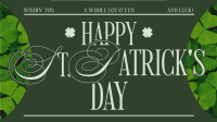 Modern Nostalgia St. Patrick's Day Greeting Animation Image Preview