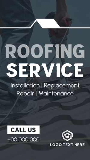 Roofing Professional Services Instagram story Image Preview