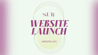 Minimalist New Website Facebook Event Cover Design