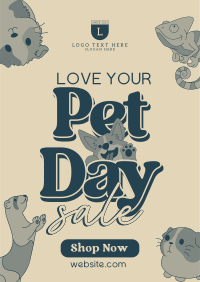 Pet Day Sale Flyer Design
