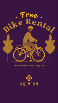 Free Bike Rental Instagram story Image Preview