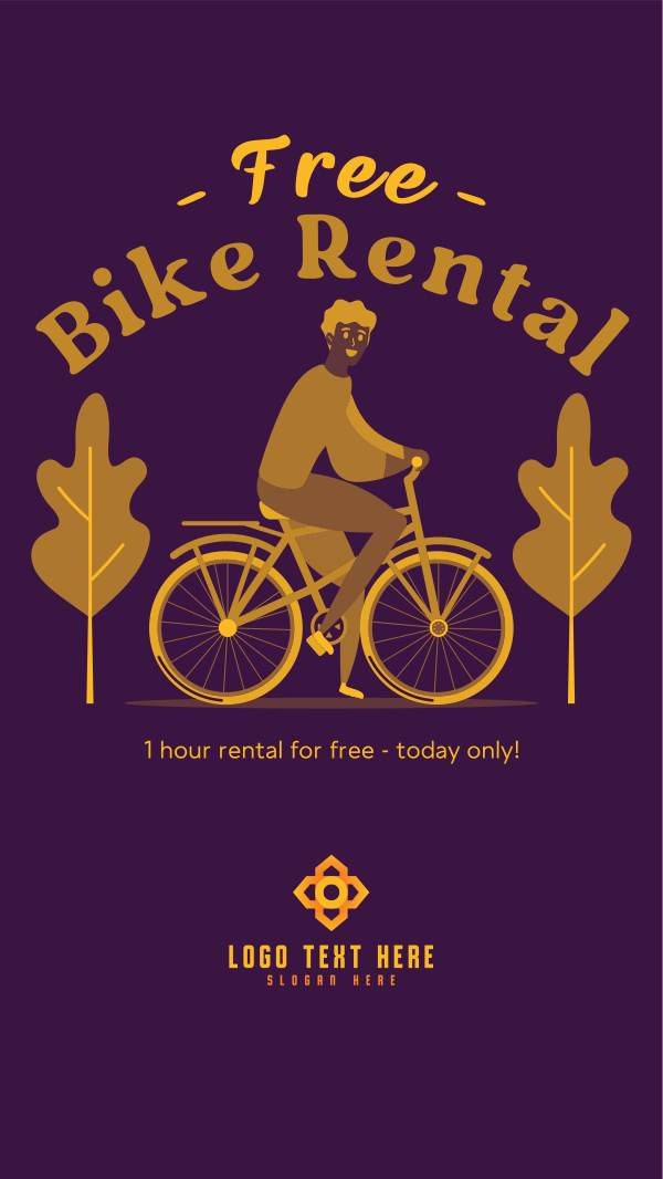 Free Bike Rental Instagram Story Design