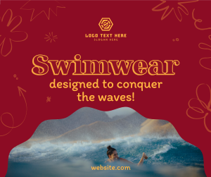 Swimwear For Surfing Facebook post Image Preview